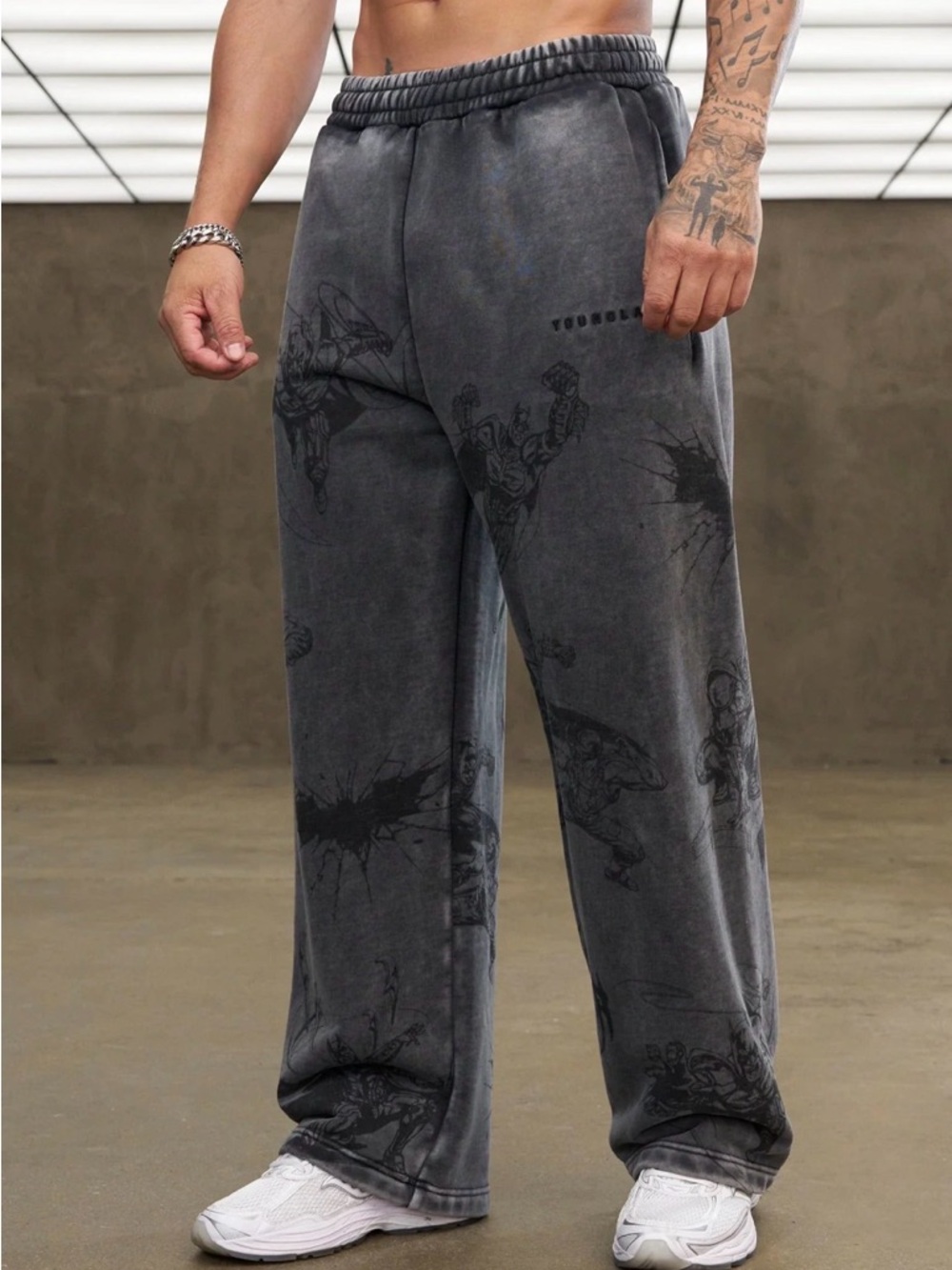 SOLD***YOUNGLA Batman Legends baggy jogger